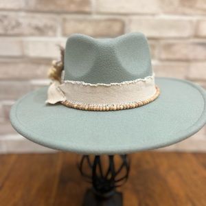 BLACK FRIDAY!!!! $50 Felt mint green rancher hat